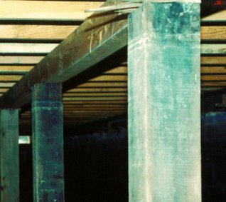 permanent roof support posts
